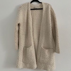 Ivory Lucky Brand sweater coat